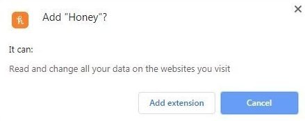 Honey Coupon Add Extension