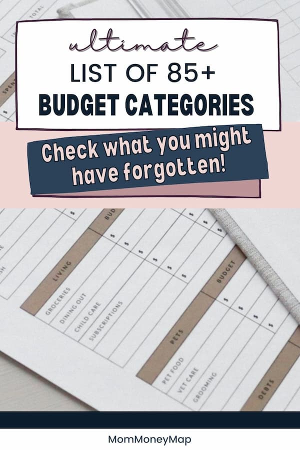 personal budget topics