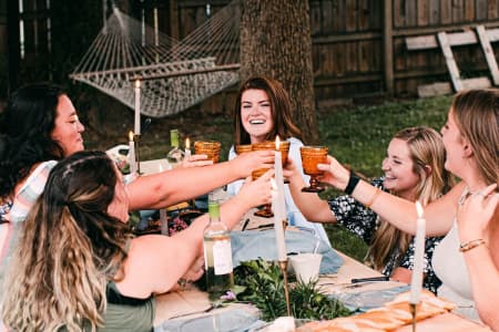 Entertaining on a budget plan