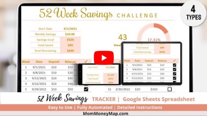 fun savings challenges